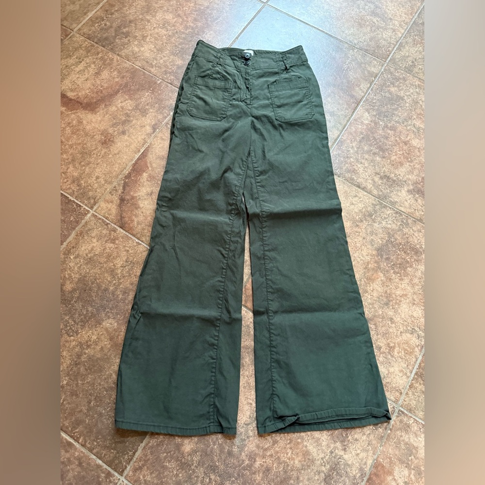 Anthropology Maeve Olive Green Junie Pants